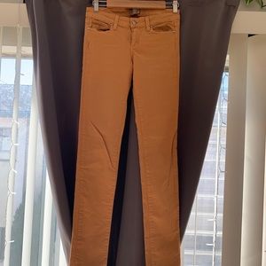 PAIGE Skinny Jeans in Mustard Yellow